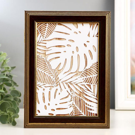 Ключница настенная «Листья», венге, 15×21 см, МИКС