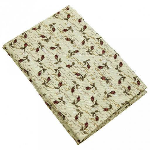 "Шебби шик" Скатерть 200х145см, длина стола до 160см, на 6-8 персон, рогожка 171г/м2, хлопок 100%, "Домашняя мода" (Россия)