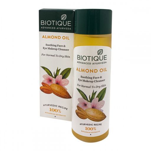Bio Almond Oil Soothing Face and Eye Makeup Cleanser/ Биотик Био Миндаль Успокаивающее Масло Для Снятия Макияжа 120мл