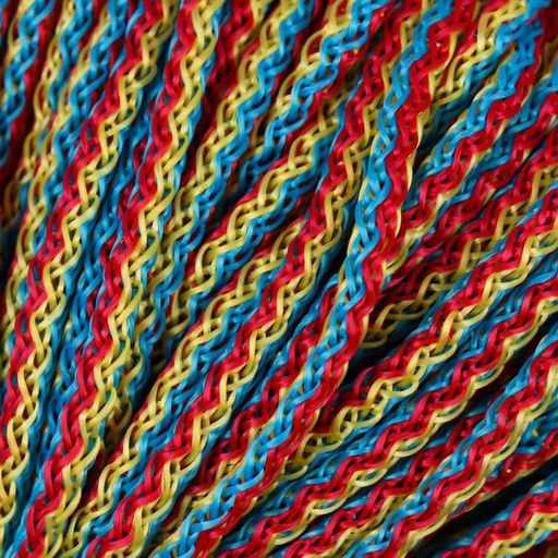 Шнур вязаный Color полипропилен 4 мм цветной 50м - Simaland фото 3