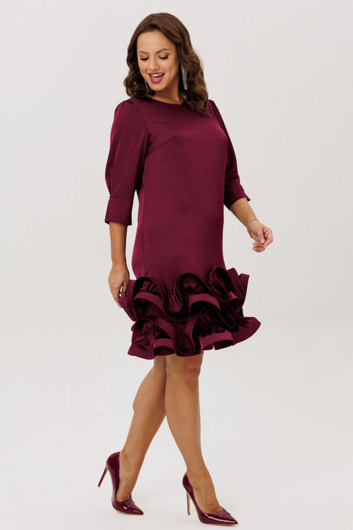 Платье Mubliz 291 бордо фото 3