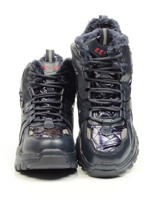 04-8525-2 DARK BLUE Ботинки зимние женские - No name фото 11