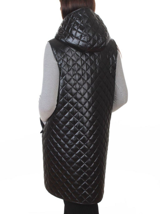 802 BLACK Жилет утепленный женский (50 гр. синтепон) - Fashion фото 6