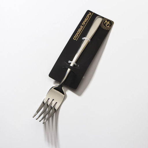 Вилка столовая Magistro Джентри, h=21 см, цвет серебряный фото 6