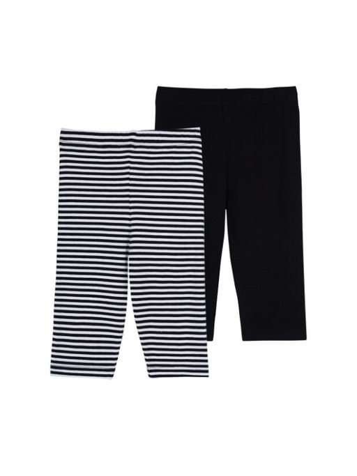 12522127 Брюки для девочек (легинсы укороченные), 2 пары в комплекте
