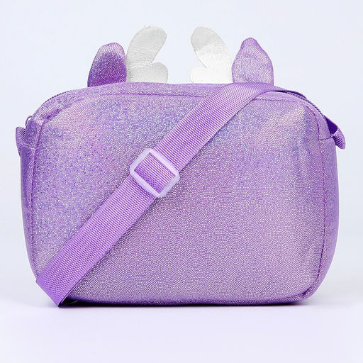 Сумка детская на молнии, длинный ремень, цвет фиолетовый - NAZAMOK KIDS фото 4