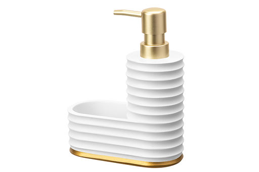 Диспенсер 200 мл 14*6,7*18 см HOME белый, с отделением для губки - Elan gallery фото 7