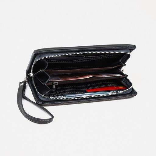 Кошелёк на молнии, цвет серый - Simaland фото 4