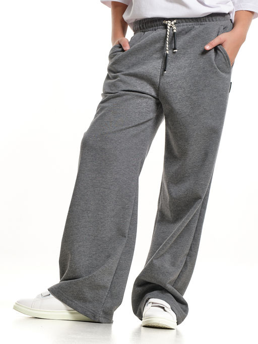 Брюки для девочки палаццо 22-8027 кофе - Mini maxi фото 10