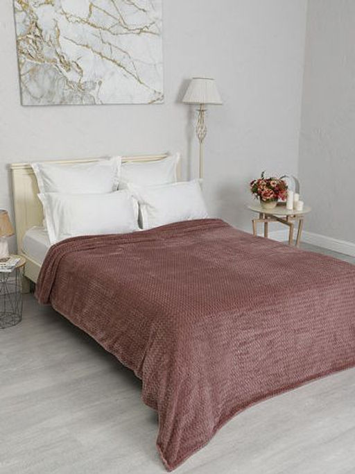 Плед Роял Плюш Пудра 150х200