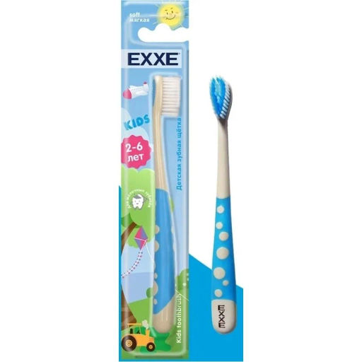 EXXE з/щетка Kids 2-6 лет (1шт) мягкая