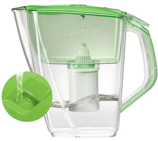 АКЦИЯ 1+1  -25% Фильтр-кувшин Прайм 4,2 л Зеленое яблоко (механический индикатор ресурса), Барьер  фото 6