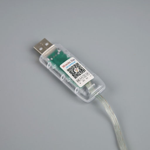 Умная гирлянда Нить 10 м с насадками Конфетки, IP20, прозрачная нить, 66 LED, свечение RGB, USB - Luazon lighting фото 12