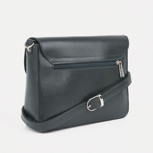 Сумка женская на клапане, цвет зелёный - Simaland фото 2