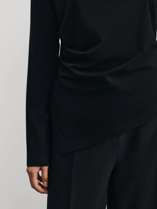 Лонгслив асимметричного кроя / Zarina фото 7