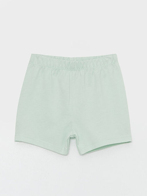 Beli Lastikli Basic K?z Bebek ?ortlu Pijama Alt