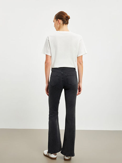 Dar Fit Flare Kad?n Jean Pantolon