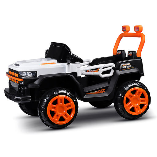 Электромобиль детский "Внедорожник" (цвет белый)