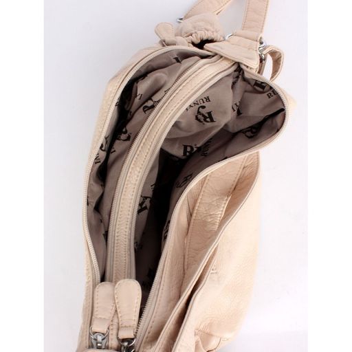 Сумка женская искусственная кожа Guecca-1676 (рюкзак change), 2отд, бежевый SALE 246927 - Adelia фото 3