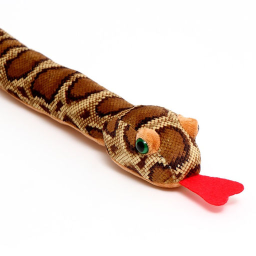 Мягкая игрушка Змея, 80 см, тёмные пятна - Simaland фото 6