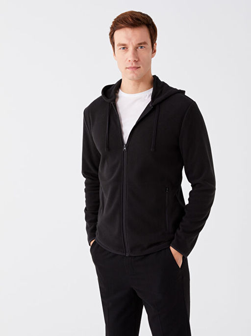 Kap??onlu Uzun Kollu Erkek Polar H?rka