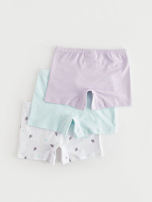 Bask?l? K?z ?ocuk Boxer 3l? - Waikiki фото 2