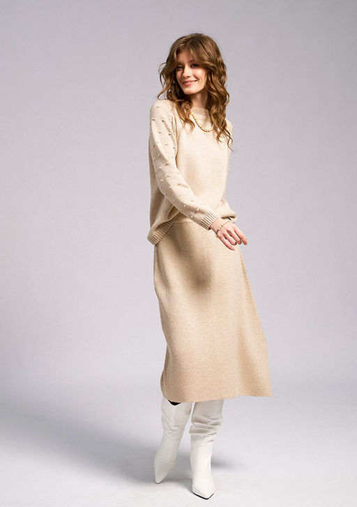 WW-2558 джемпер женский слоновая кость - Mozart фото 5