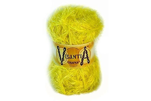 Травка однотонная (Trafka) пряжа Visantia 100%полиэстер 5х100г/150м  фото 27