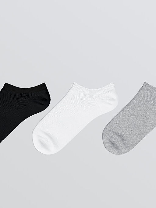 Kad?n D?z Patik ?orap 3l?