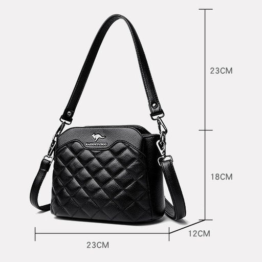 KAIDIFEINIROO Сумка женская с двумя ремнями 8685 фото 4