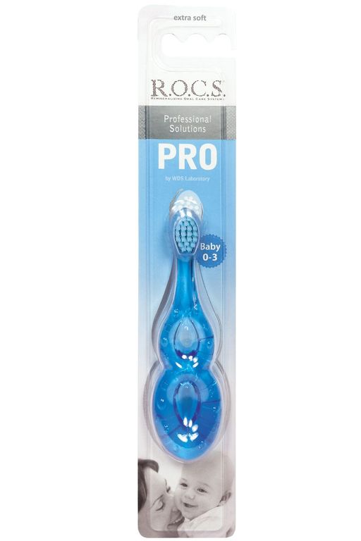Зубная щетка R.O.C.S. PRO Baby для детей от 0 до 3 лет ROCS/РОКС  фото 5