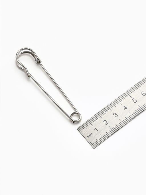 Цена за 2 шт. Булавка 8?1.5 см (набор 2 шт.), СМ-208, серебра