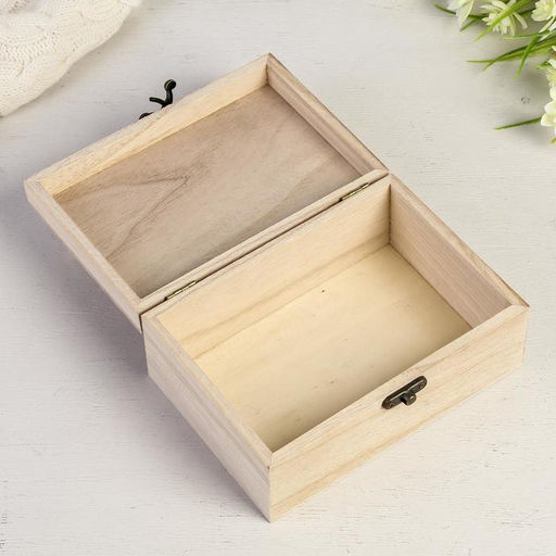Шкатулка для росписи дерево «Тайник», для творчества, декора, 17×12×7.5 см