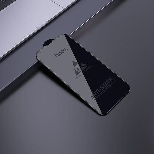 Защитное стекло Hoco A27, для iPhone 13 mini, анти отпечатки, анти царапины, чёрное