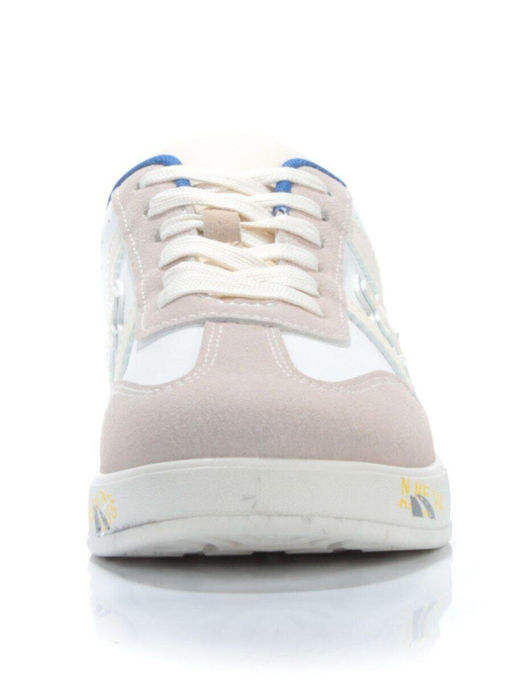 05-6015-2 WHITE/BEIGE Кроссовки женские (искусственные материалы) - No name фото 10