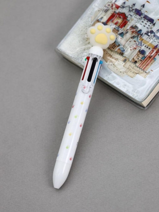 Разноцветная ручка 6 в 1 "Жёлтая лапка"