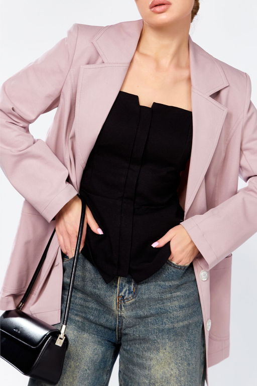 Жакет DOGGI 0196 пудра  фото 4