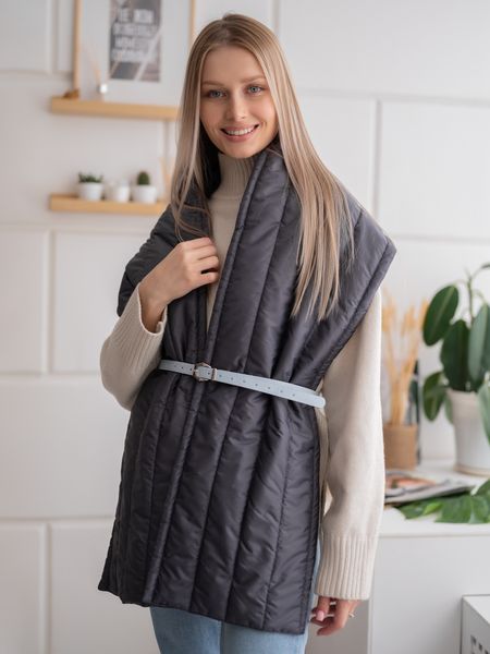 Шарф темно-серый - Yollochka фото 2