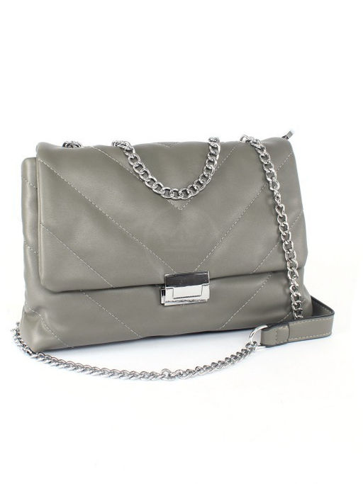 Сумка женская искусственная кожа UMUP-6288, 1отд, плечевой ремень, серый SALE 258714 - Adelia фото 6