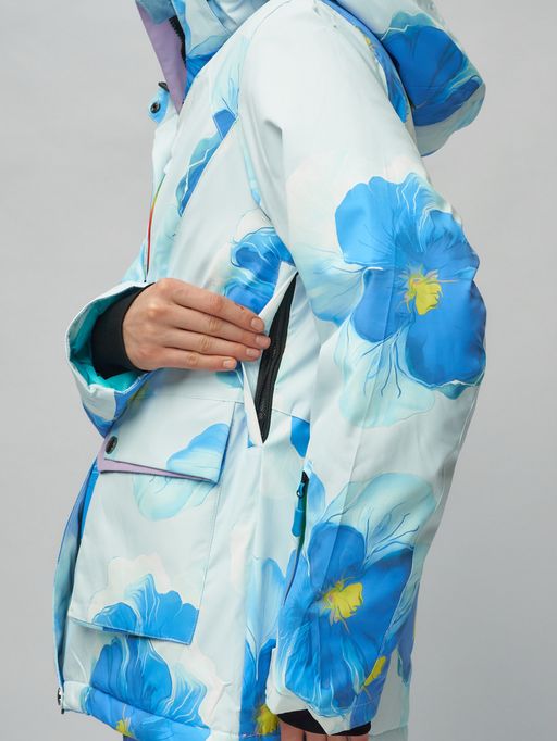 Горнолыжный костюм женский синего цвета 020231S - Chunmai фото 13