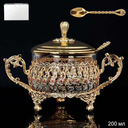Сахарница 200 мл / 210-1-Gold /уп 48/ - Галеонтрейд фото 12