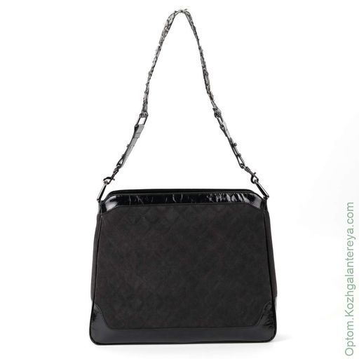 Женская замшевая сумка 73550 Грей