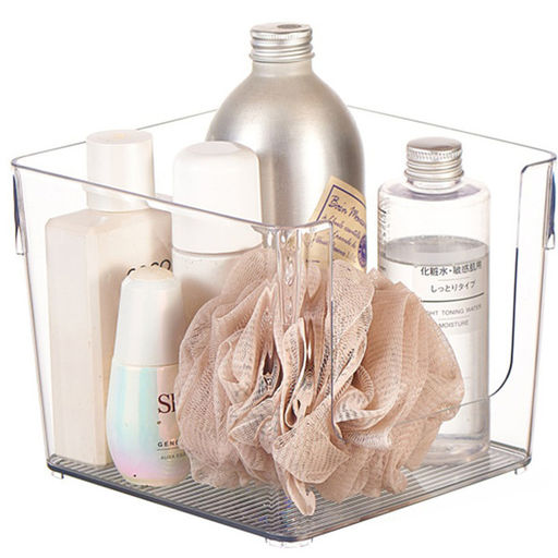 Органайзер для хранения универсальный "ФЛАТТО", прозрачный, 17.7*17.7*14.3см