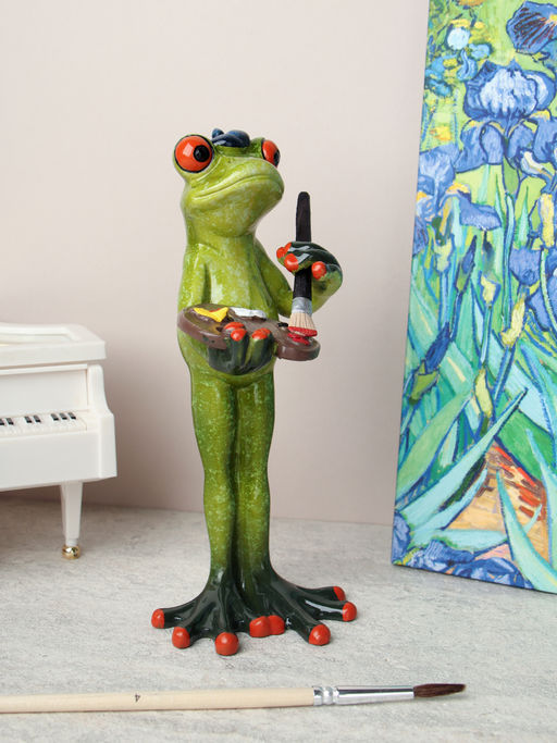 Фигурка Лягушка художник 16 см / YX29003 /уп 24/ - Галеонтрейд фото 7