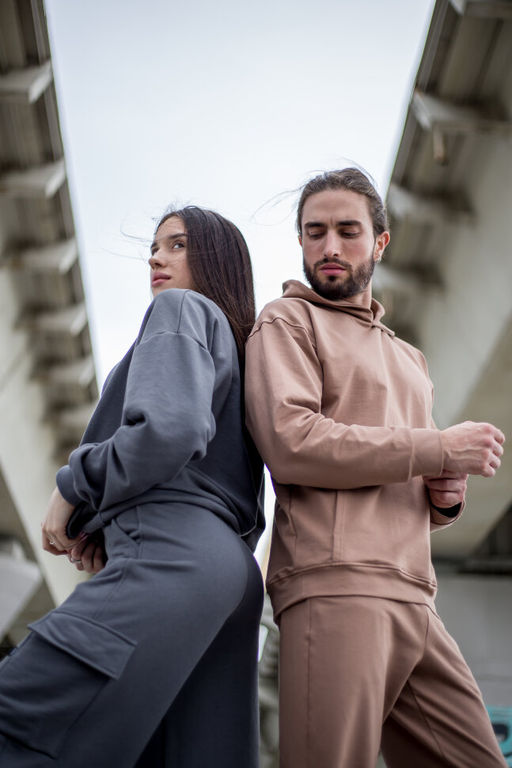299 Костюм женский карго, графит - Knitka wear фото 5