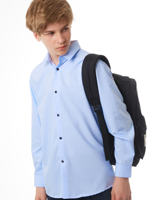 Рубашка голубой DS1A60 - Nota bene фото 7