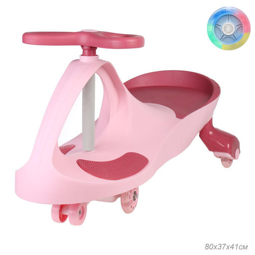 Толокар QT-8097 розовый/светящиеся полиуретановые колеса 80 мм/уп5 - ГалеонТрейд фото 9