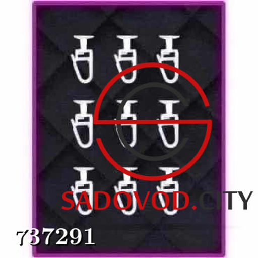 Набор крючков для штор, 100 шт