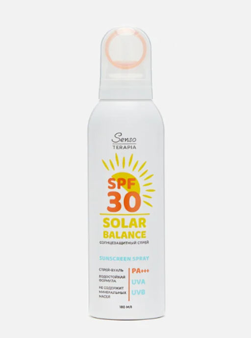 SOLAR BALANCE солнцезащитный спрей SPF30 PA+++ 180мл