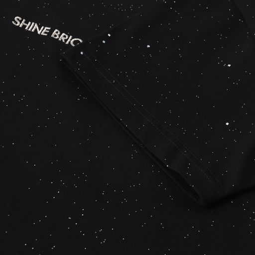 Футболка женская MIST Shine Bright, размер S, черная